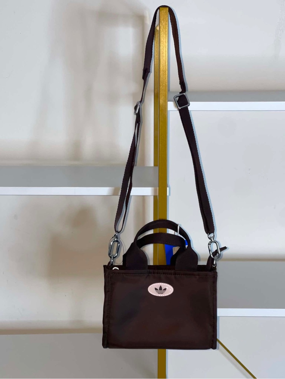 Adidas Micro Brown & Pink Tote Bag - Picture 2 of 7